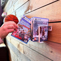 GameShieldz™ Wall Mount Vertical Video Games Storage Rack