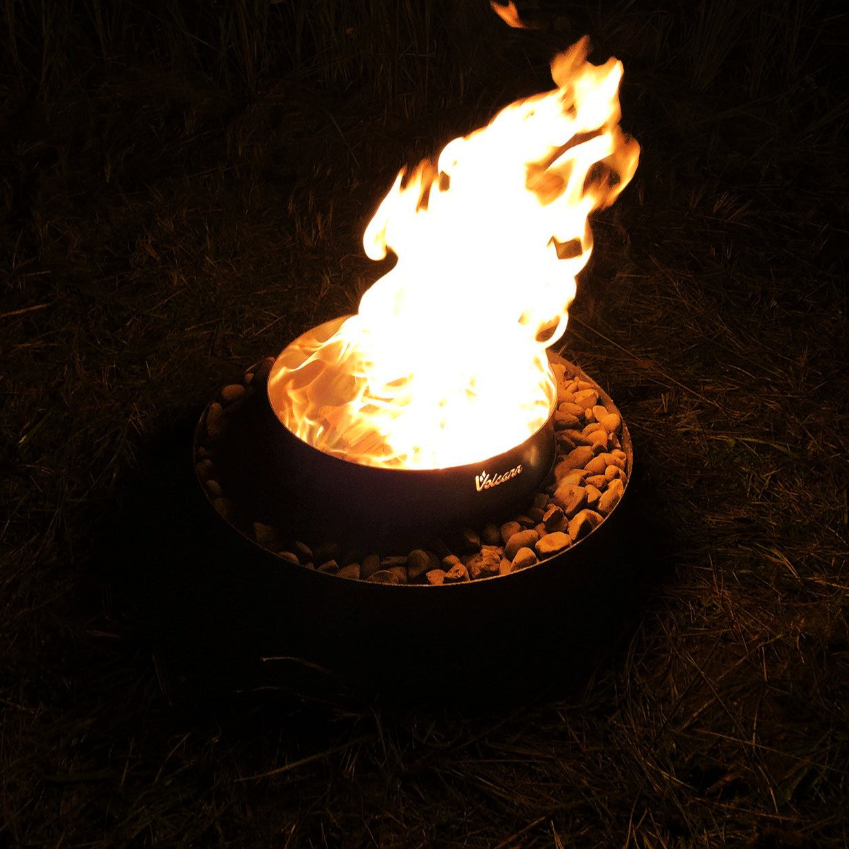 Volcann™ Circular Steel Garden Feature Fire Pit