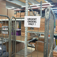 MegaMaxx UK™ Shipping & Warehouse Cage Hanging Steel Labels