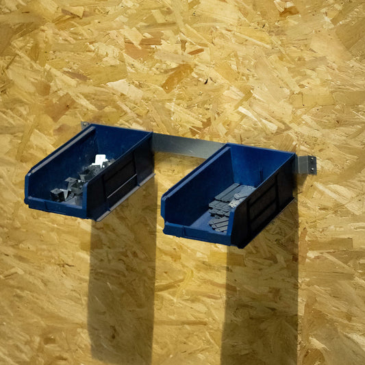 MegaMaxx UK™ Wall Mount XL4 Storage Box Hanging Rail (2 Styles Available)