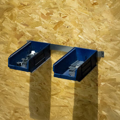 MegaMaxx UK™ Wall Mount XL4 Storage Box Hanging Rail (2 Styles Available)