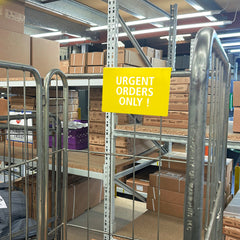 MegaMaxx UK™ Shipping & Warehouse Cage Hanging Steel Labels
