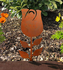 Bellamy Rustic Steel Garden Art Metal Flower Ornaments - Indoor Outdoor