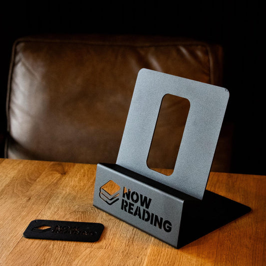 Okunaii™ Chapter "Now Reading" Book Display Stand + FREE Bookmark