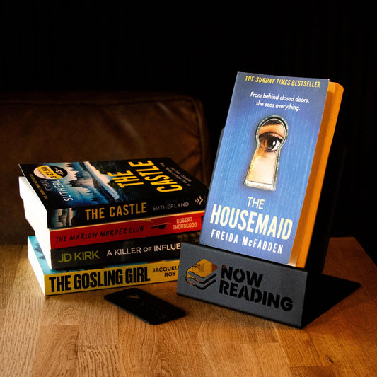 Okunaii™ Chapter "Now Reading" Book Display Stand + FREE Bookmark