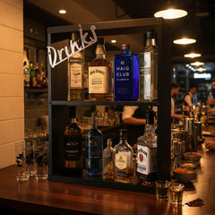 Okunaii™ Free-Standing Drinks & Alcohol Shelf