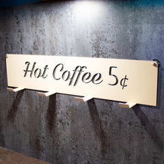 Okunaii™ Retro Americana Wall Mount Coffee Mug Holder