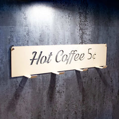 Okunaii™ Retro Americana Wall Mount Coffee Mug Holder