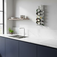 Okunaii™ Open Sided Wall Mount Wine Rack (6 Bottle Capacity)