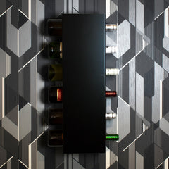 Okunaii™ Modern Wall Mount Wine Rack (6 Bottle Capacity)