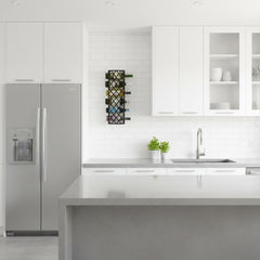 Okunaii™ Crosshatch Wall Mounted Wine Rack (6 Bottle Capacity)