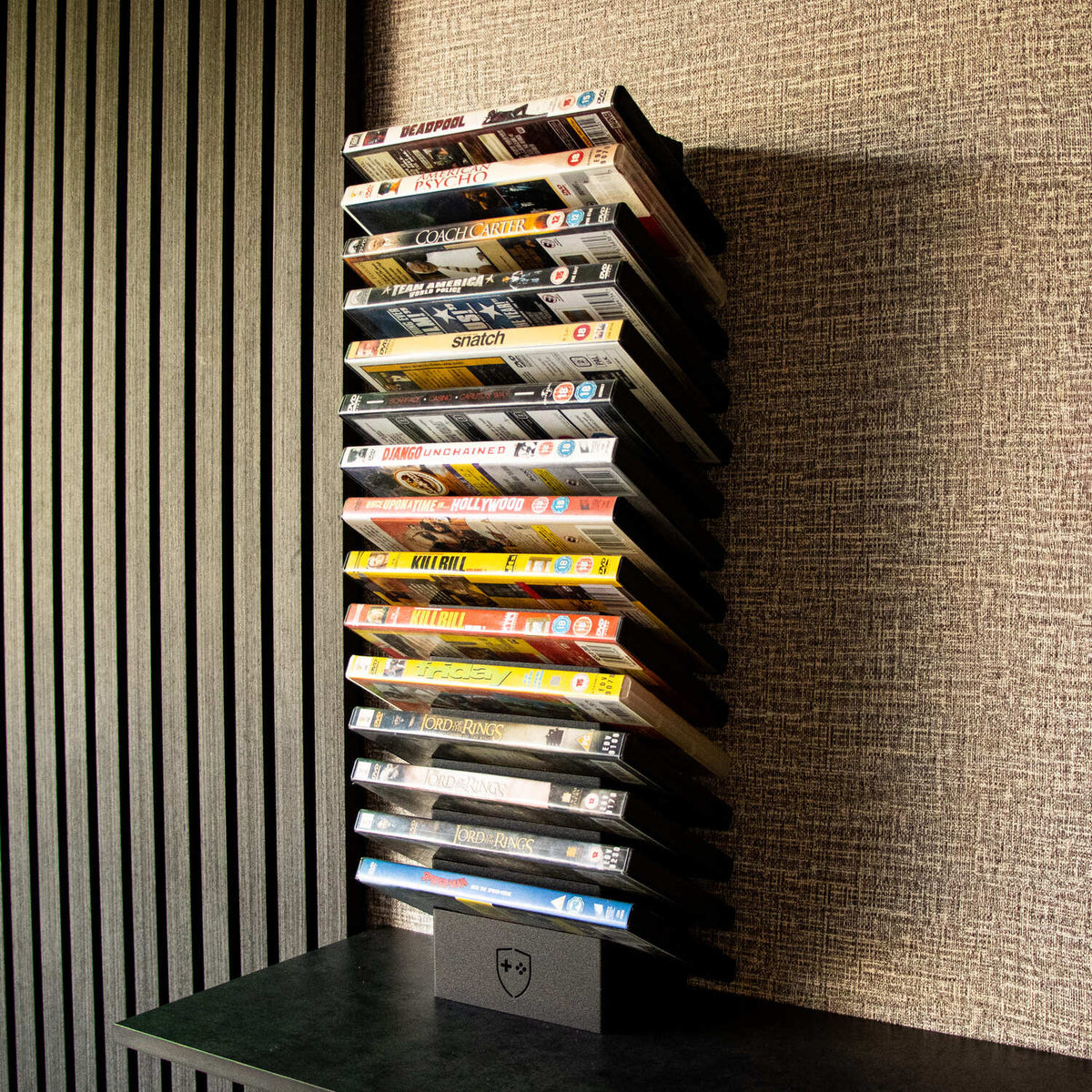 GameShieldz™ Wall Mount Games Storage Tower Rack (3 Sizes Available)