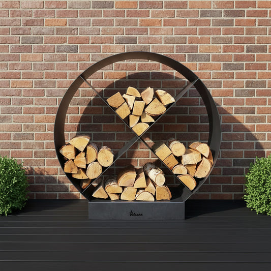 Volcann™ Tall Outdoor Circular Log Store