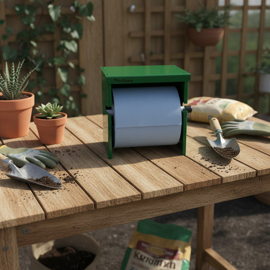Bellamy Blue Roll Dispenser - For Greenhouses & Sheds