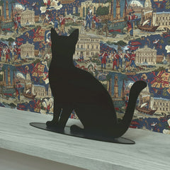 Okunaii™ Metal Cat Silhouette Ornament