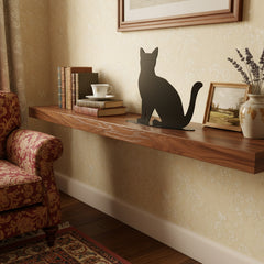 Okunaii™ Metal Cat Silhouette Ornament