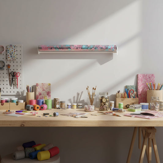 Craftsadora Wall Mount Cellophane Dispenser