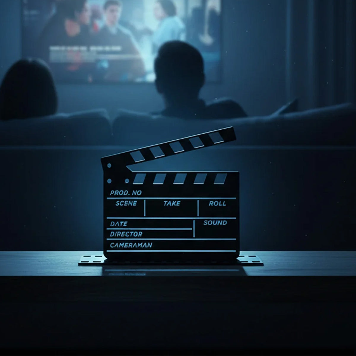 At The Movies Film Clapper Board Ornament