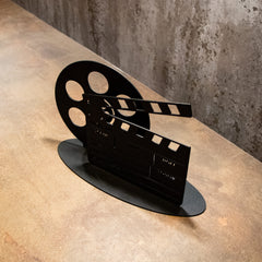 At The Movies Film Clapper Board & Film Reel Ornament
