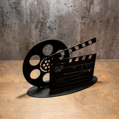 At The Movies Film Clapper Board & Film Reel Ornament