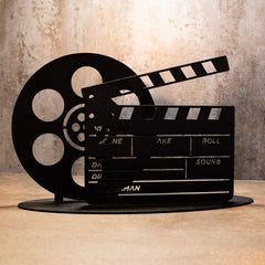 At The Movies Film Clapper Board & Film Reel Ornament