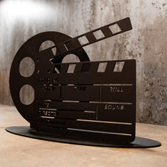 At The Movies Film Clapper Board & Film Reel Ornament