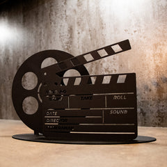 At The Movies Film Clapper Board & Film Reel Ornament