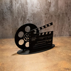 At The Movies Film Clapper Board & Film Reel Ornament