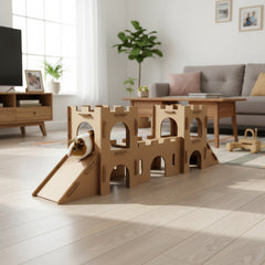 Jake's Farm Yard Cardboard Castle For Small Animals - Guinea Pigs, Rats, Hamsters etc.