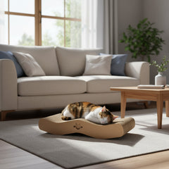 Jakes Farm Yard Cardboard Cat Lounger