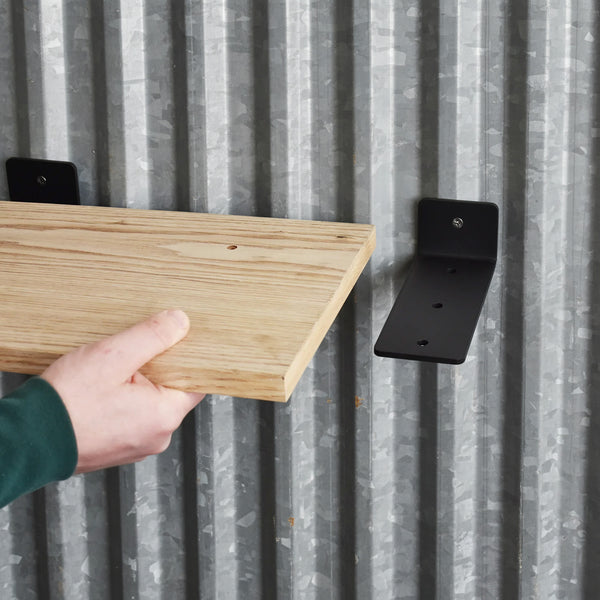 MegaMaxx UK™ Ultra Strong Industrial Shelf Brackets (Pack of 2)