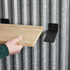 MegaMaxx UK™ Ultra Strong Industrial Shelf Brackets (Pack of 2)