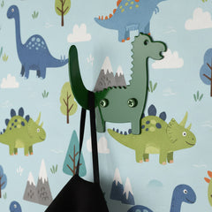 Children's Wall Mount Dinosaur Coat Hook