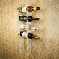 Wall Mount Wine Rack (4-7 Bottle Capacity)