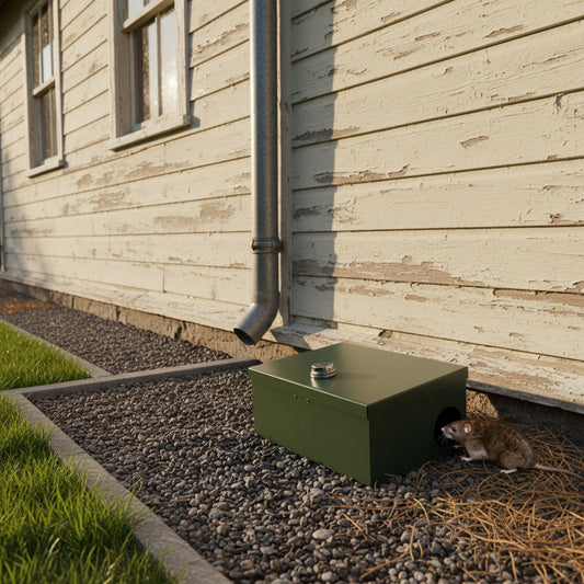 Pest Stopper Premium Rodent Bait Box Trap for Rat & Pest Control