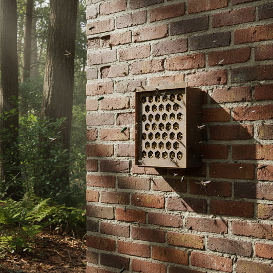 Bellamy Rustic Steel Wall Mount Bug & Insect Hotel for Gardens