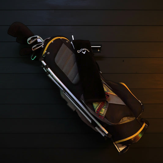 BlackSteel™ Wall Mount Golf Bag Hanging Holder