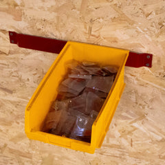 MegaMaxx UK™ Wall Mount XL4 Storage Box Hanging Rail (2 Styles Available)