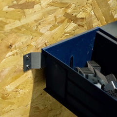 MegaMaxx UK™ Wall Mount XL4 Storage Box Hanging Rail (2 Styles Available)