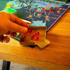 MeepleMounts Board Game Piece Organiser Tray with Scoop