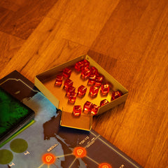 MeepleMounts Board Game Piece Organiser Tray with Scoop