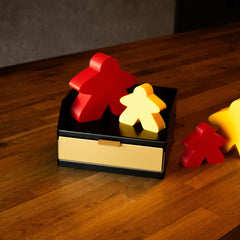 MeepleMounts Board Game Organiser Chest & Piece Caddy with Drawer