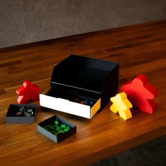 MeepleMounts Board Game Organiser Chest & Piece Caddy with Drawer