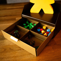 MeepleMounts Board Game Organiser Chest & Piece Caddy with Drawer