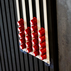 Okunaii™ Wall Mount Nespresso Coffee Pod Holder (40 Pod Capacity)
