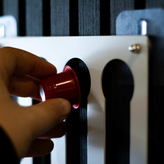 Okunaii™ Wall Mount Nespresso Coffee Pod Holder (40 Pod Capacity)