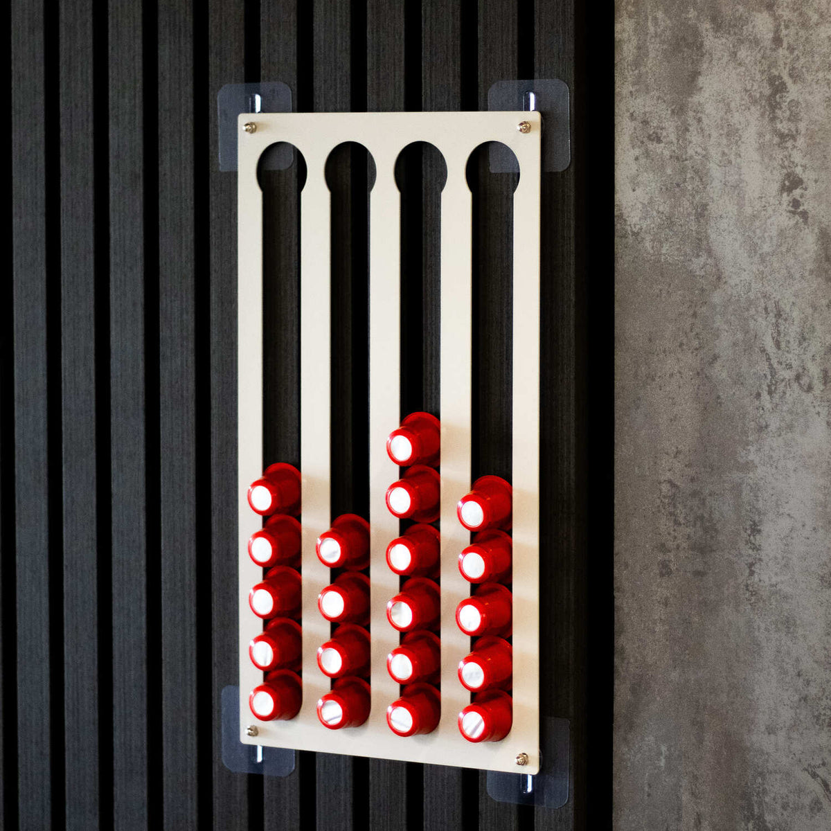 Okunaii™ Wall Mount Nespresso Coffee Pod Holder (40 Pod Capacity)