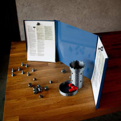 MeepleMounts Tabletop 3-Part Slot-In Magnetic RPG Dungeon Master Screen