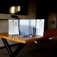 MeepleMounts Tabletop 3-Part Slot-In Magnetic RPG Dungeon Master Screen