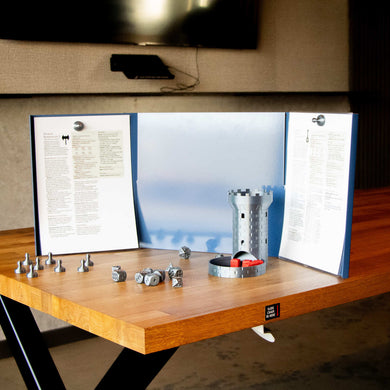 MeepleMounts Tabletop 3-Part Slot-In Magnetic RPG Dungeon Master Screen